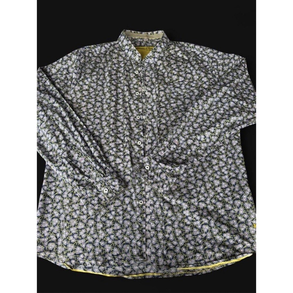 Men’s Descendant Of Thieves Floral Button Up Long Sleeve